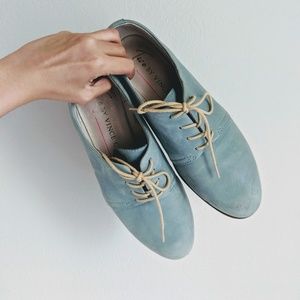 Two By Vince Shoes Leather Blue